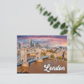 ロンドン、イギリス、統一された王国 ポストカード (スタンド正面)