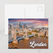 ロンドン、イギリス、統一された王国 ポストカード (正面/裏面)