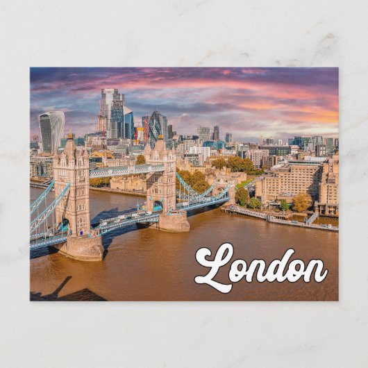 ロンドン、イギリス、統一された王国 ポストカード (正面)