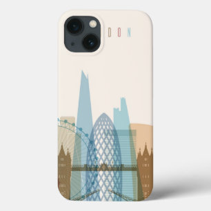 ロンドン、イギリス 都市スカイライン iPhone 13ケース