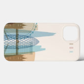 ロンドン、イギリス|都市スカイライン Case-Mate iPhoneケース (裏面 (横))