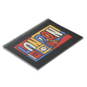 ロンドン、イギリス|鮮やかなHandrawnのデザイン ノートブック (左側)