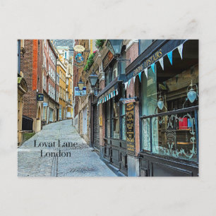 ロンドン，イギリス， Lovat Lane, ポストカード