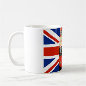 ロンドン・イングランドからの土産マグカップ コーヒーマグカップ (左)