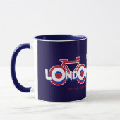 ロンドン、イングランドのバイバイク マグカップ (左)