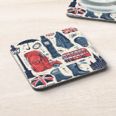 ロンドン・イングランドをテーマにした コースター (左側)