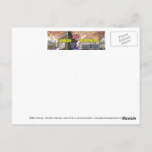 ロンドン・イングランド電話ボックス ポストカード (裏面)