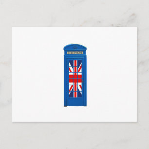 ロンドン・イングランド電話ボックス ポストカード