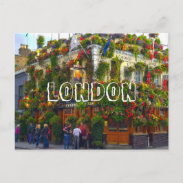 ロンドン・イングランド・イギリス・チャーチル・アームズ ポストカード