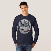 ロンドン イングランド イギリス Tシャツ (正面フル)