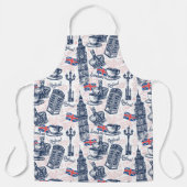 ロンドン・イングランド エプロン (正面)