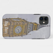 ロンドン・イングランド、エリザベス・タワー、ビッグベン時計 Case-Mate iPhoneケース (裏面(横))