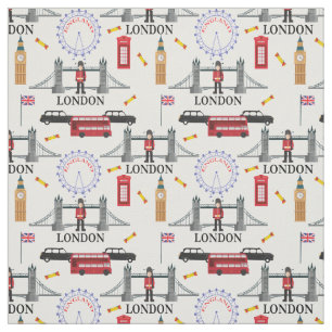 ロンドン·イングランド·クイーンズ·ガード·イングリッシュ·パターン ファブリック