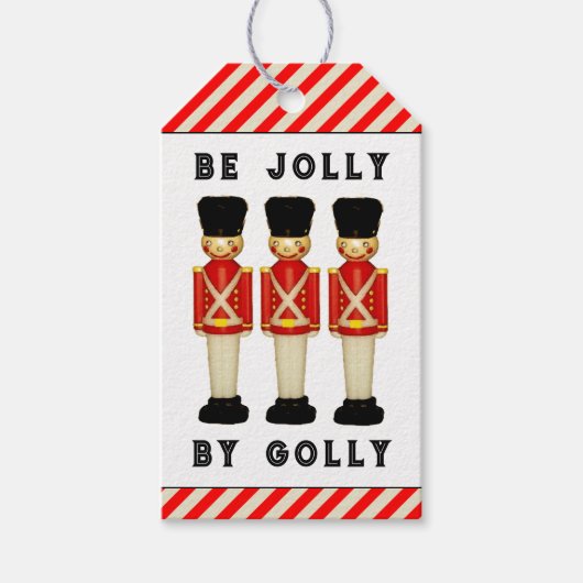 ロンドン・イングランド・クリスマス ギフトタグ (正面)