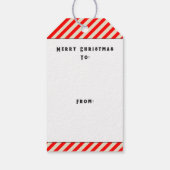 ロンドン・イングランド・クリスマス ギフトタグ (裏面)