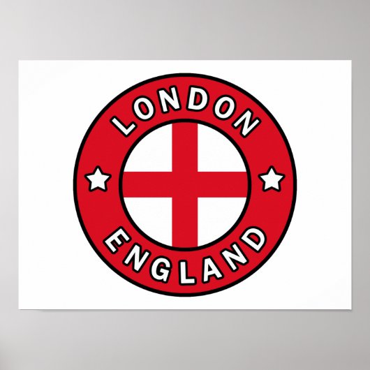 ロンドン・イングランド ポスター (正面)