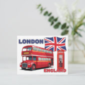 ロンドン・イングランド ポストカード (スタンド正面)