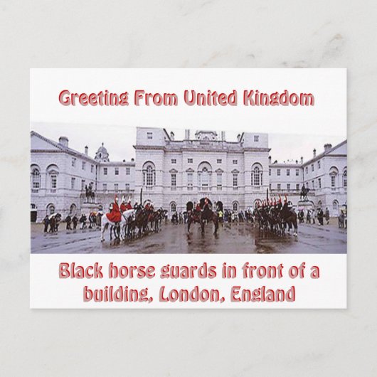 ロンドン・イングランド(英国)のシーン ポストカード (正面)