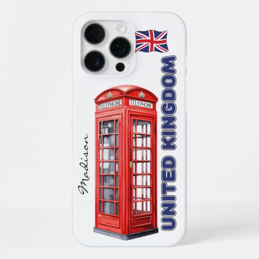 ロンドン イングランド iPhoneケース (裏面)