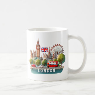 ロンドン・イングランドUK コーヒーマグカップ