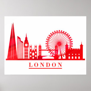 ロンドン・イングランドUK ポスター