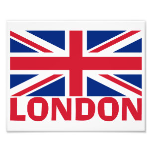 ロンドン・イン・レッド フォトプリント           