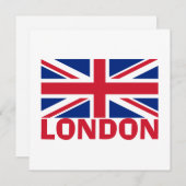 ロンドン・イン・レッド 招待状 (正面/裏面)