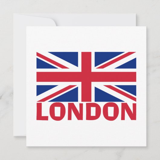 ロンドン・イン・レッド 招待状 (正面)