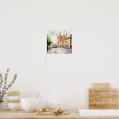 ロンドン・ウィンザー城(C)、水彩画 ポスター (キッチン)