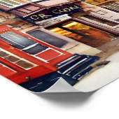 ロンドン・ウィンザー城(D)、水彩画 ポスター (角)