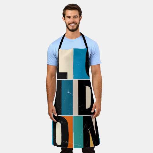 ロンドン エプロン (着用した状態)