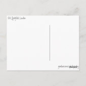 ロンドン、オールドスピタフィールド ポストカード (裏面)