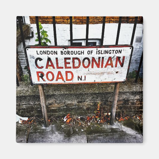 ロンドン – カレドニアロード マグネット (正面)