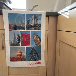 ロンドン キッチンタオル<br><div class="desc">ニューフォレスト写真のロンドンの写真を含むティータオル</div>