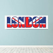 ロンドン キャンバスプリント (インサイチュ (ウッドフロア))