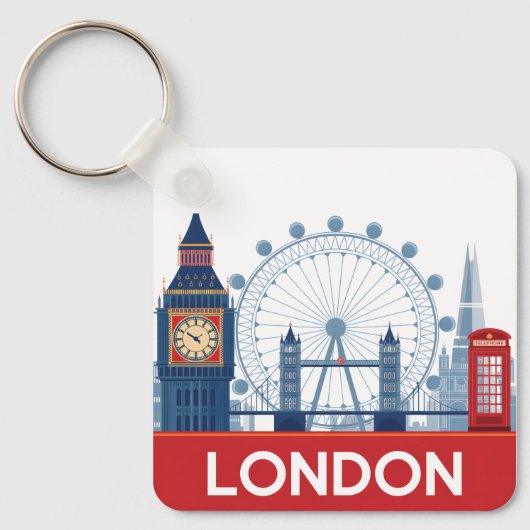 ロンドン キーホルダー (正面)