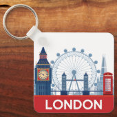 ロンドン キーホルダー (正面)