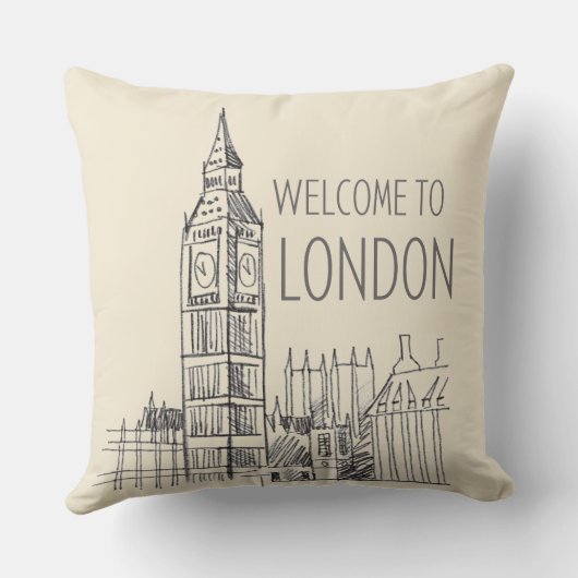 ロンドン クッション (裏面)