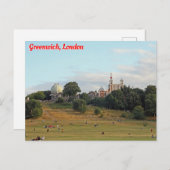 ロンドン，グリニッジ・パーク ポストカード (正面/裏面)