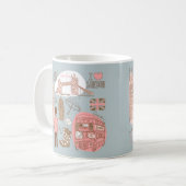 ロンドン コーヒーマグカップ (正面左)