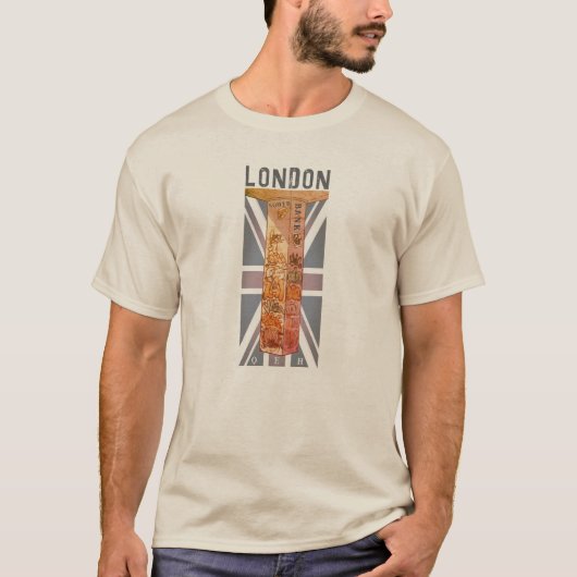 ロンドン - サウスバンクセンター、アンダークロフト Tシャツ (正面)