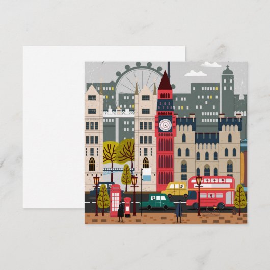 ロンドン シーズンカード (正面/裏面)