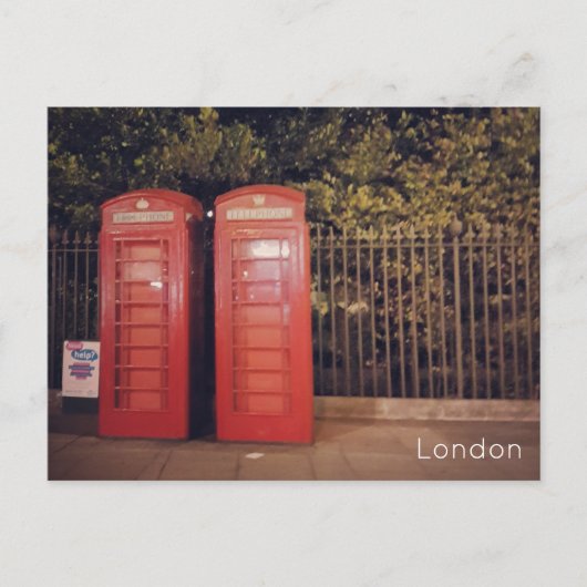 ロンドン シーズンポストカード (正面)