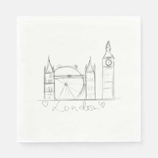 ロンドン スタンダードランチョンナプキン (正面)