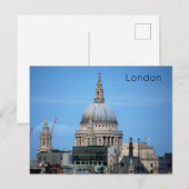 ロンドン – セントポール大聖堂 シーズンポストカード (正面/裏面)