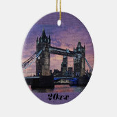 ロンドン・タワーブリッジ クリスマス オーナメント (右)
