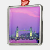 ロンドン、タワーブリッジ(英国) 2 メタルオーナメント (左)