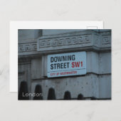 ロンドン – ダウニング通り シーズンポストカード (正面/裏面)