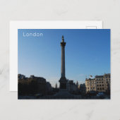 ロンドン – トラファルガースクエア シーズンポストカード (正面/裏面)