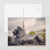 ロンドン – トラファルガースクエア シーズンポストカード (正面/裏面)